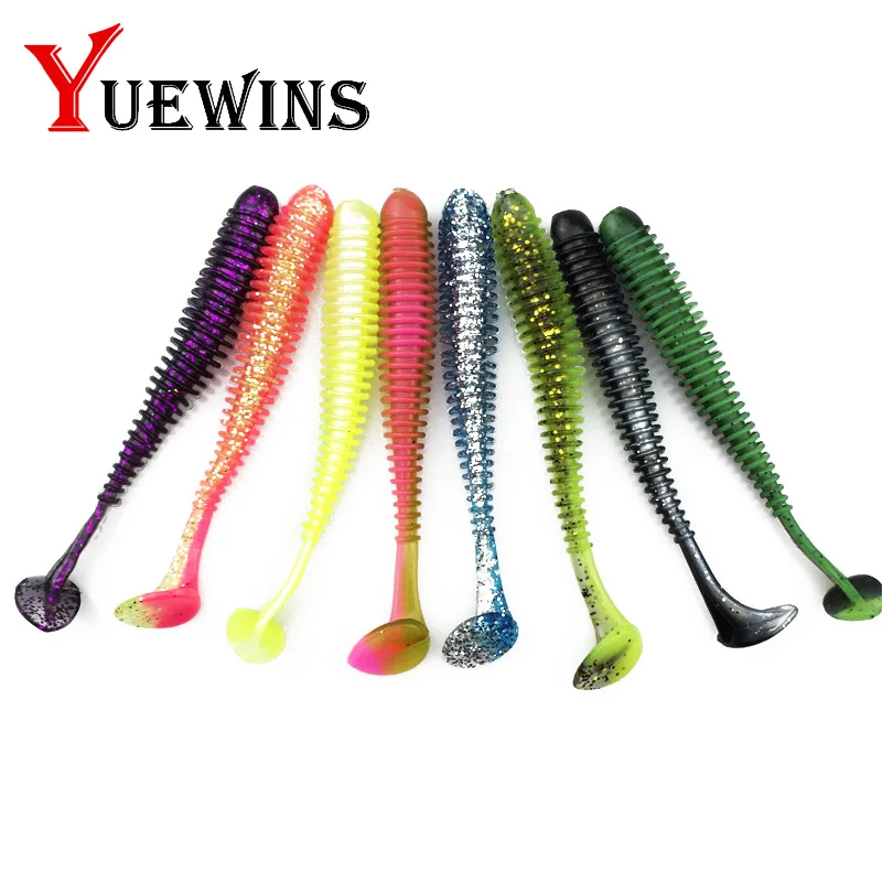 Amlucas 5 шт/ло рыболовная приманка искусственная 7 см/2 г Мягкая Peche Lifelike Leurre
