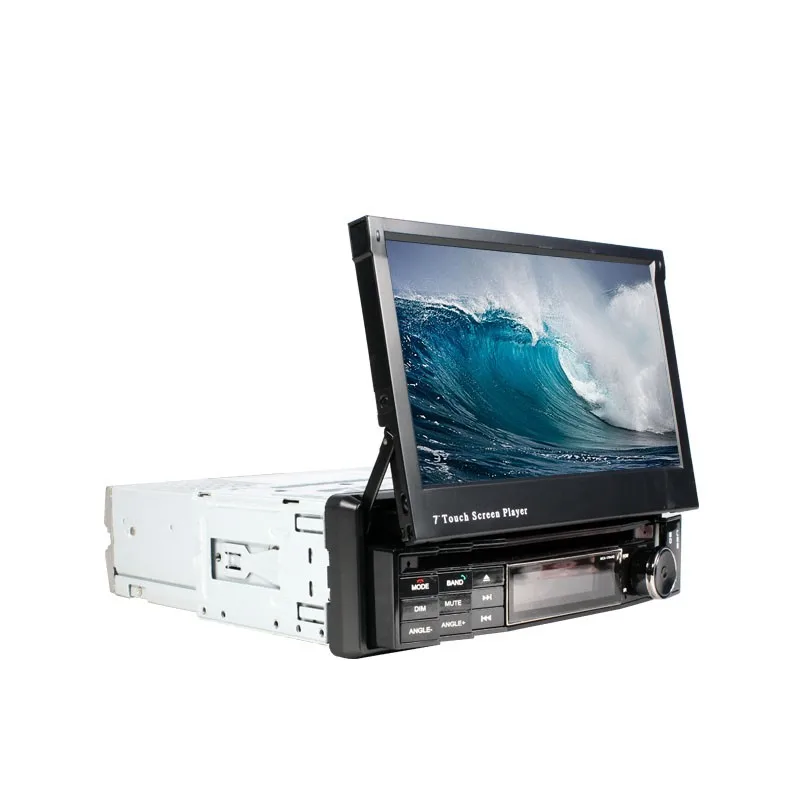 7 дюймов TFT HD цифровой Сенсорный экран фиксированный Панель совместим с DVD/CD/MP4/DIVX/MP5/MP4, встроенный Bluetooth Автомобильный мультимедийный играть