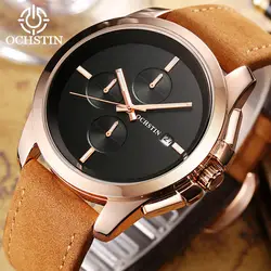 Для мужчин s часы Бизнес Элитный бренд Повседневное кварцевые Военная Водонепроницаемый наручные часы Для мужчин кожаный ремешок часы