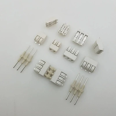 

10/20/30PCS/lot Lamp SMD terminal wiring terminal connector 1 pin, 2 pin, 3 Pin WAGO 2060-1P/2P/3P LED Lamp Quick Connector