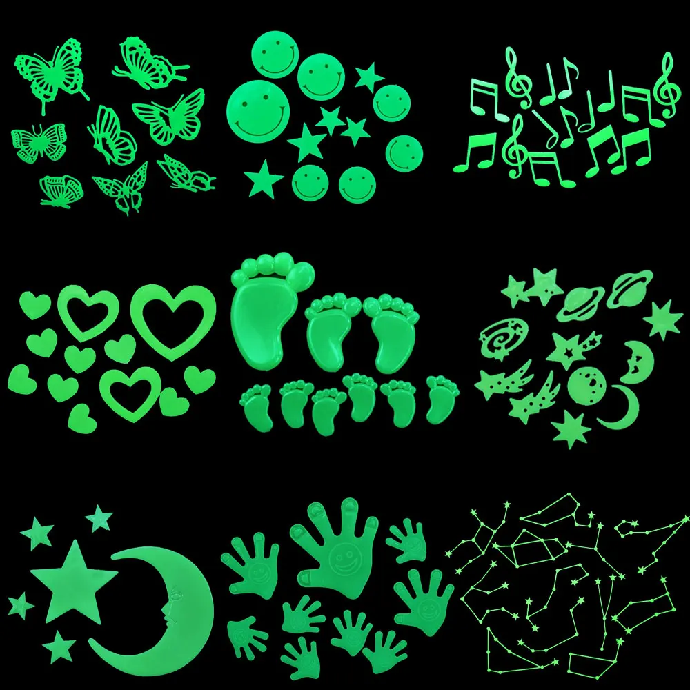 New Arrival Fashion Luminous glow in the dark bright fluorescent plastic children LED font b toys