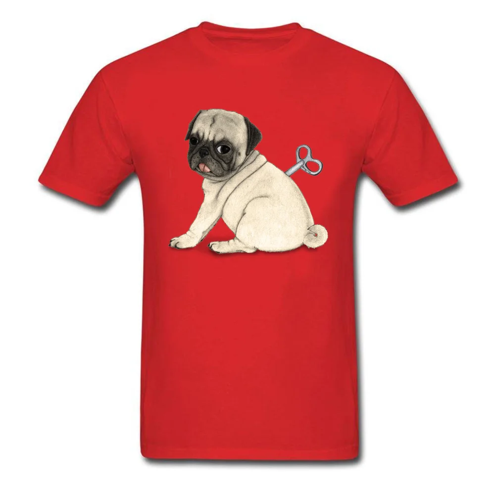 Toy Dog; Pug_red