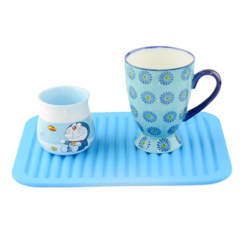 Placemat Hickening Wave Pattern Silicone Mat Insulation Pad Coaster Anti-Slip Anti-Hot Table Pot Pan | Дом и сад