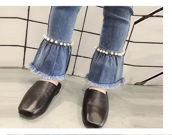 2018 Big Girl Jeans Denim Pants Children Jeans Teenager Boot Cut Trousers Clothes for Girls 12 Years Vetement Enfant Fille 4-13Y 5