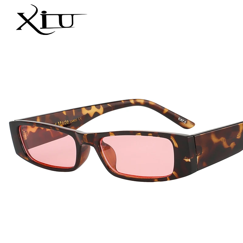 

XIU Small Square Shades Brand Designer Women Sunglasses Fashion Sun glasses for Female Summer 2018 High Quality Oculos UV400