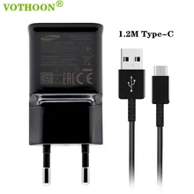 Para Samsung Galaxy Adaptativo S9 S8 Mais nota 8 Original UE/EUA Adaptador Rápido, 9V1. 67A & 5V2A Carregador Rápido 3.0-Tipo C (EP-TA20EBE)