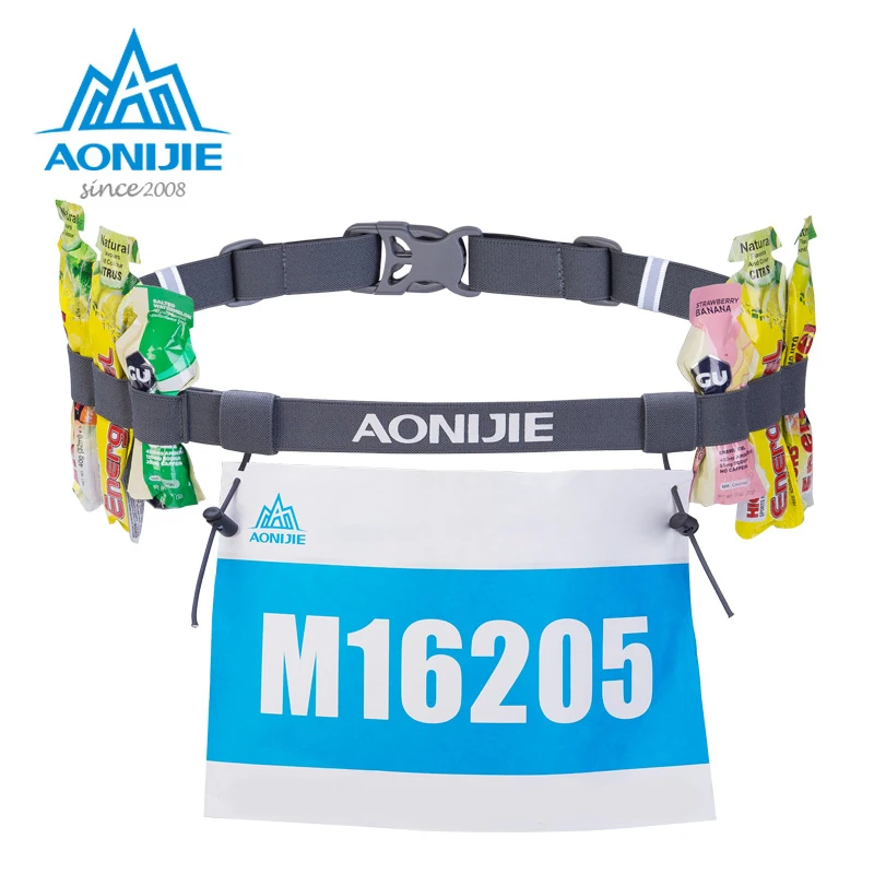 Aonijie 4 цвета унисекс E4076 E4085 бег гонки номер ремень поясная сумка нагрудник