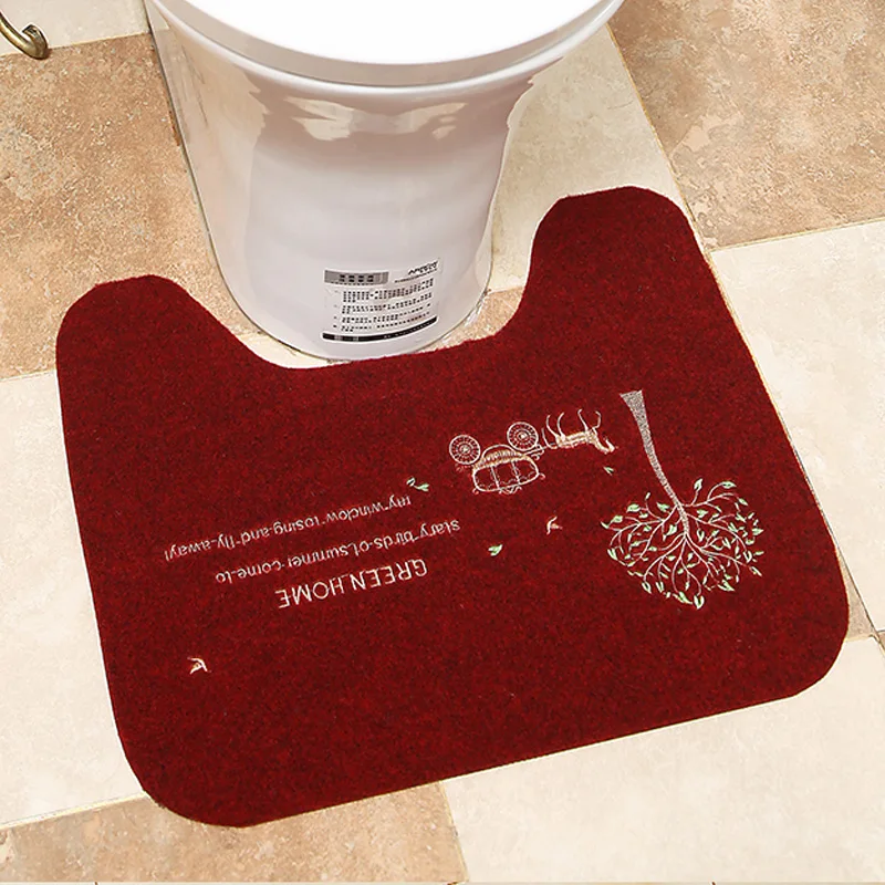 Toilet mat toilet type water absorbing mats to absorb moisture