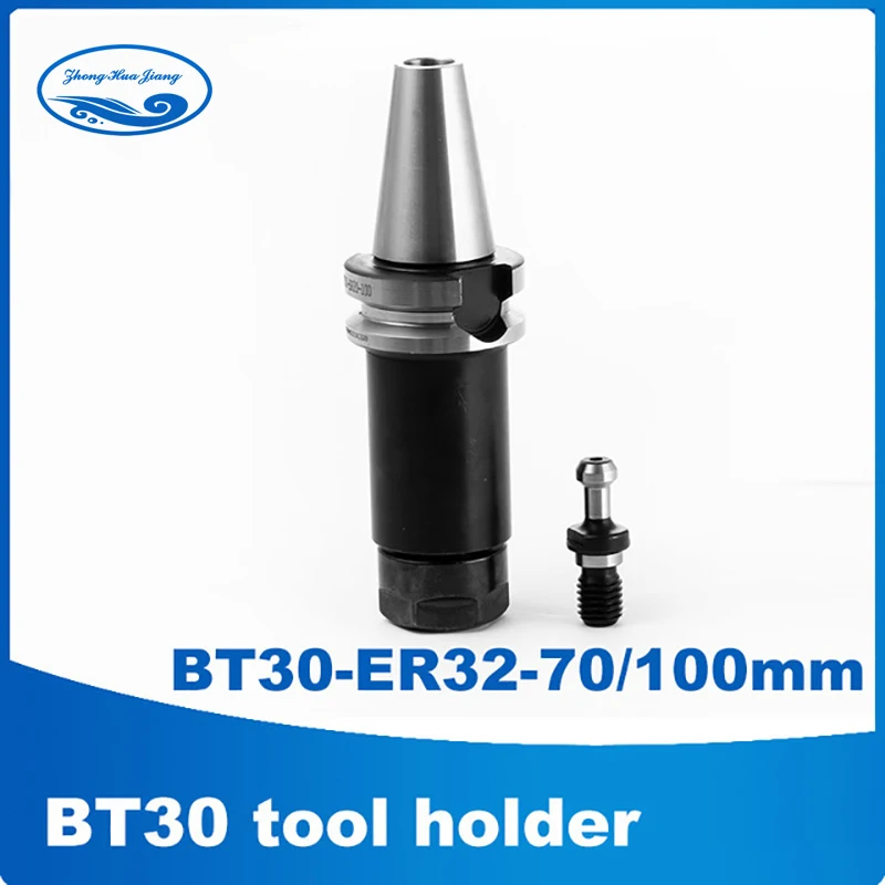 BT30 cnc tool holder ER32 -70er32 collet chuck + Pull nails bt30 er32 tool holder milling cutter holder A117 BT30 cnc tool holder ER32 -70er32 collet chuck + Pull nails bt30 er32 tool holder milling cutter holder A117