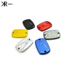 Пара Черный Цвет Мотоциклетные аксессуары мотоцикл Тормозная жидкость бак Кепки Крышка для Yamaha Tmax 500 tmax 530 шесть видов цвета