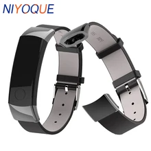 Mijobs 160-220 мм браслет из натуральной кожи мягкий ремешок на запястье для huawei Honor 3 Смарт-часы Бесплатные разъемы и отвертка