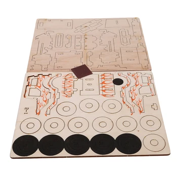 

1Set Children Adults Vehicle Puzzles Wooden Toys Wood 3D Car Model For Children Intellegent Devolop Toys
