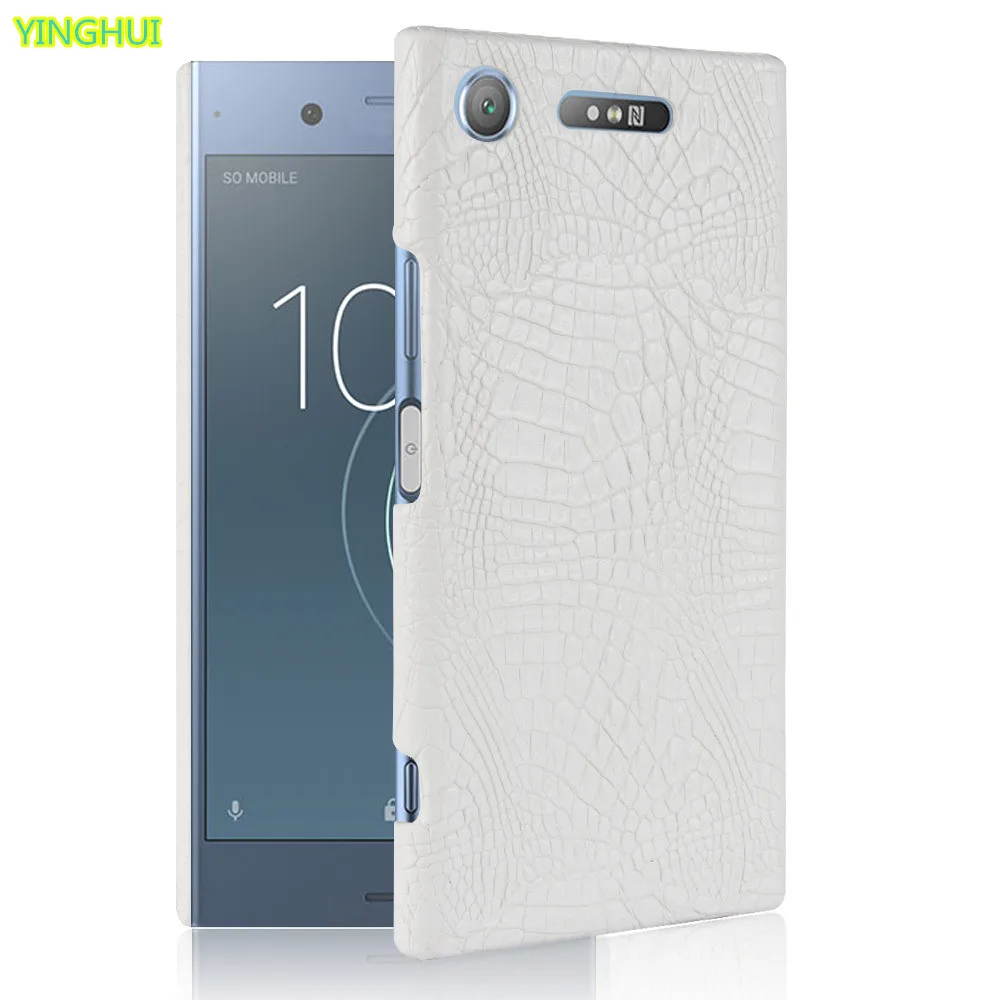 

For Sony Xperia XZ1 Case Sony XZ1 phone bag case Luxury Crocodile Skin PU Protective Case Cover For Sony Xperia XZ1 G8341 G8342