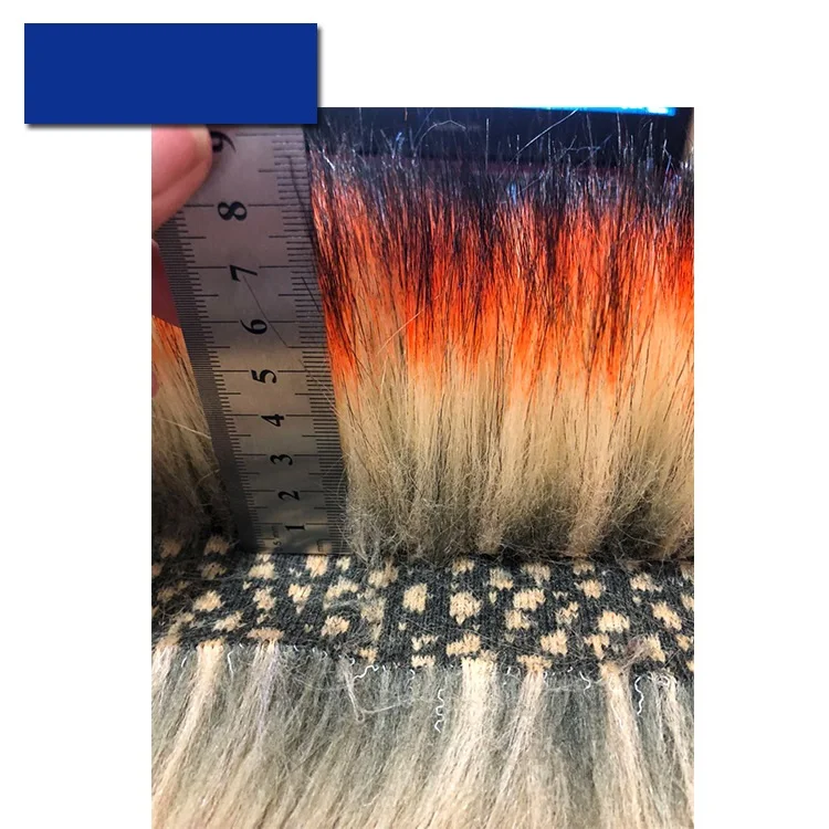 

Imitation raccoon fur artificial fur imitation fox fur dyed tip high-grade fur collar plush fabric