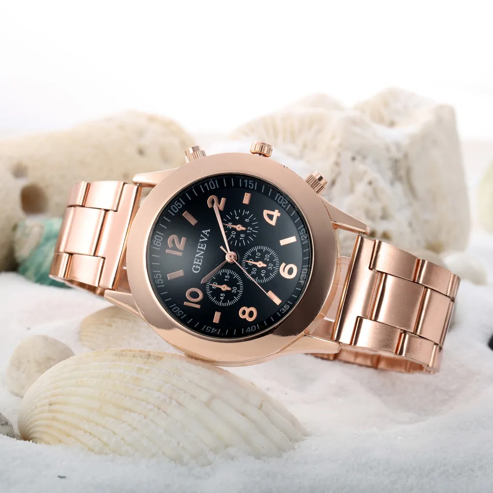 GEMIXI нержавеющая сталь Спорт Кварцевые час наручные аналоговые часы Прямая поставка Mannen Horloge Luxe Merk для женщин jun12