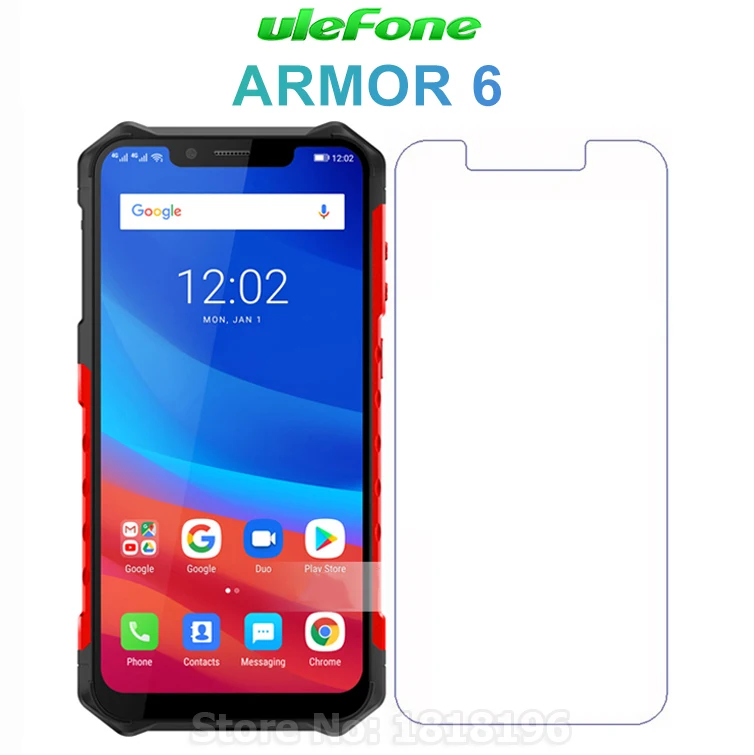 

For Ulefone Armor 6 Tempered Glass Screen Protector 9H Safety Protective Mobile Phone Film For Ulefone Armor 6 Case Glass Cover