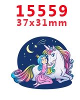 30 шт плоское украшение из смолы лента Единорог смолы pr15558