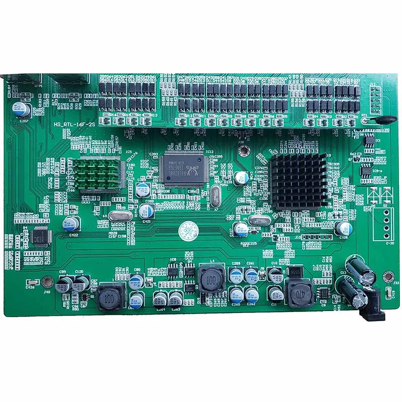 Обратное питание PoE коммутатор 16x1 0M/100M и 4SFP гигабитный Ethernet материнская плата