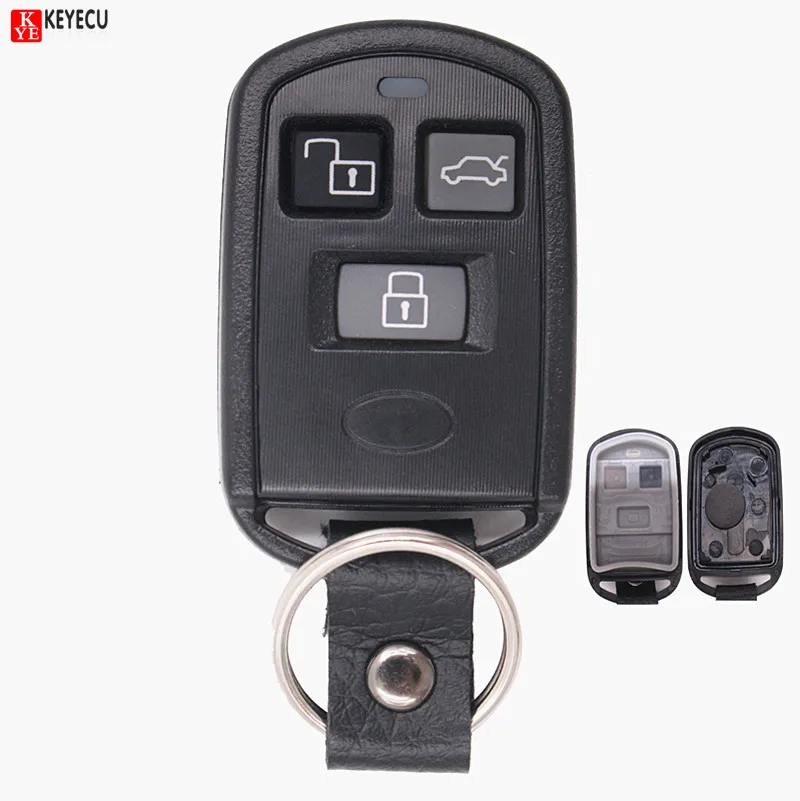 

Keyecu New Replacement Remote Key Shell Case Fob 3 Button for Hyundai Accent Elantra Sonata XG350 2002-2005