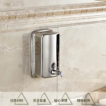 

Soap Dispenser Stainless steel soap dispenser kitchen hotel bathroom hand sanitizer bottle wall-mounted toilet shower gel box