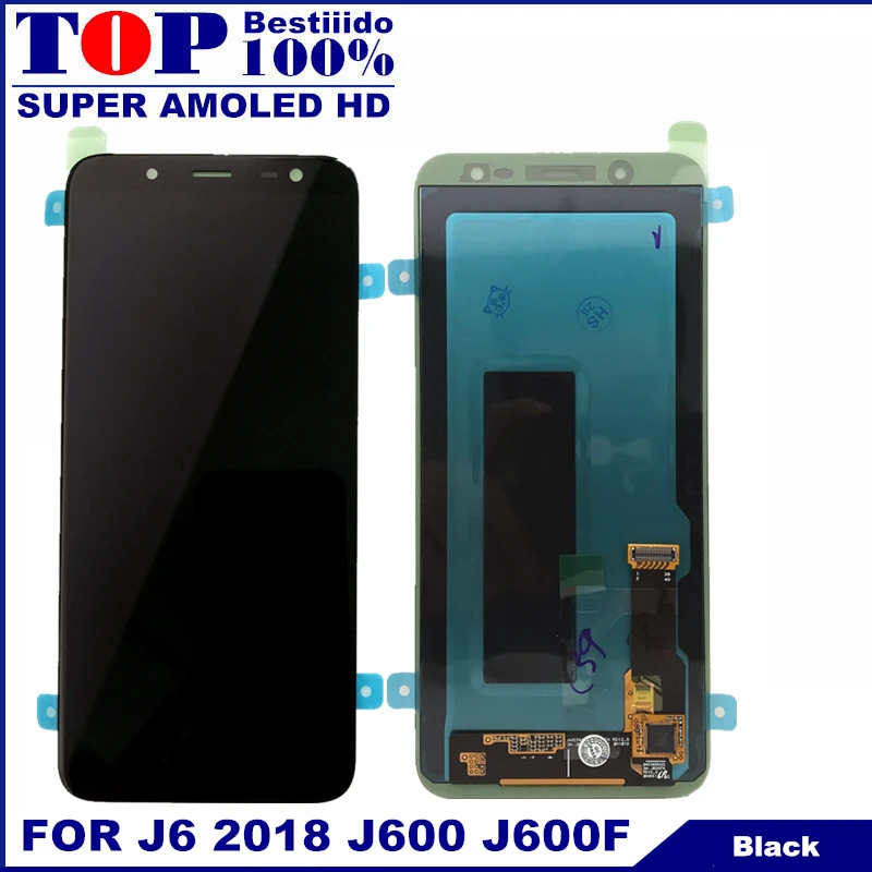 

Super AMOLED J600G/DS LCD For Samsung Galaxy J6 2018 J600 J600F LCD Tested Display Touch Screen Digitizer Assembly Replacement