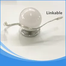 TS-ML03B Linkable супер яркий Макс 20 Вт тщеславие Светодиодный лампочки комплект с диммером и адаптером питания
