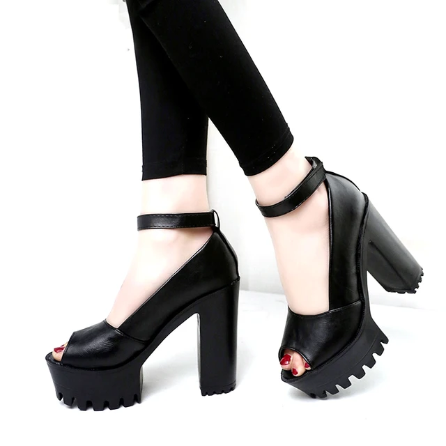 VTOTA 2017 Fashion Summer shoes woman open toe platform 2017 Fashion Summer Sandals Women Thick Heel Platform