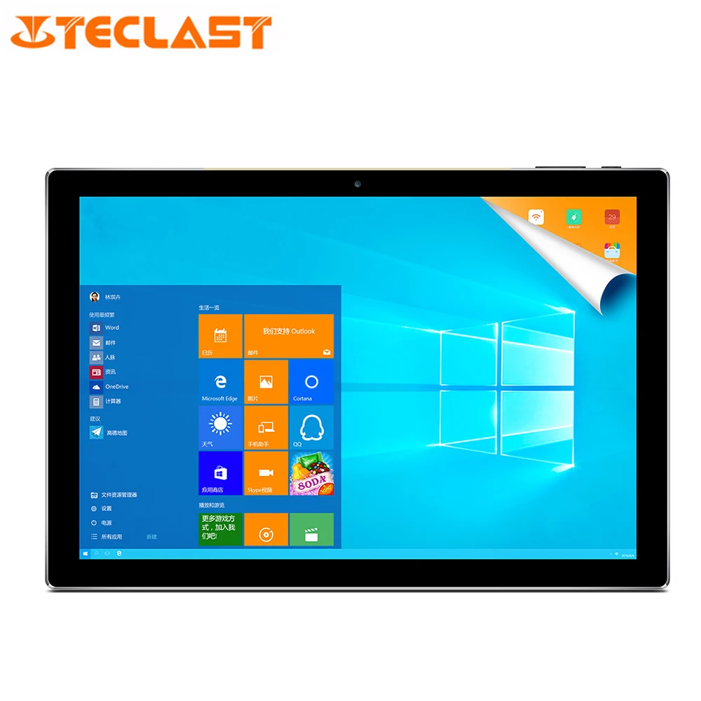 Teclast Tbook 10 s Windows + Android 5 1 Intel Cherry Trail Z8350 Четырехъядерный 4G ram 64G rom 1920*1200 ips &quot2 в