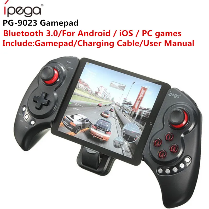 IPega PG 9023 Беспроводной Bluetooth игры геймпад джойстик с растягивающий кронштейн для
