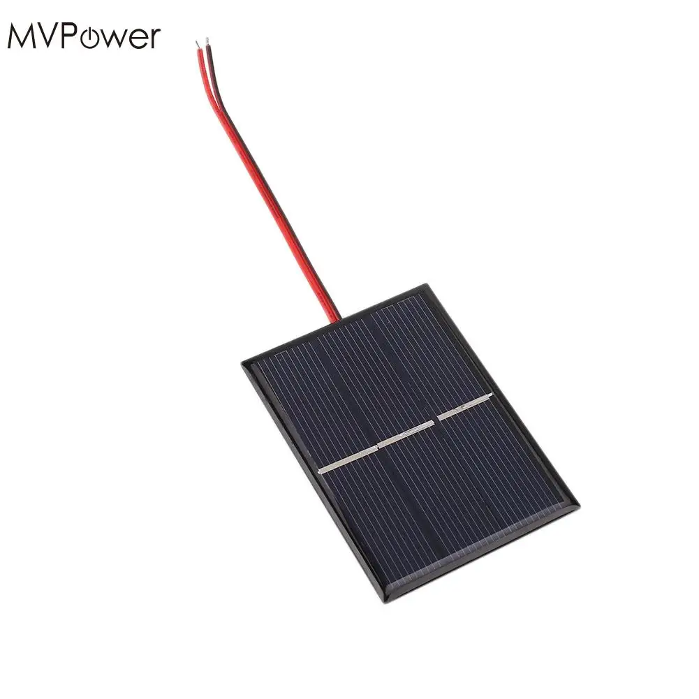 МВ Мощность 0.65 Вт 1.5 В Панели солнечные Солнечный Мощность Панель телефона Зарядное устройство Панель Главная DIY модуль солнечных батарей с