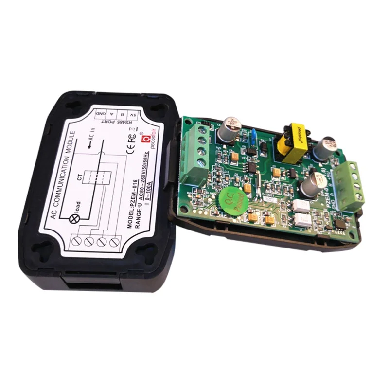 Измеритель мощности переменного тока измеритель энергии 220 В А RS485 Modbus|Измерители