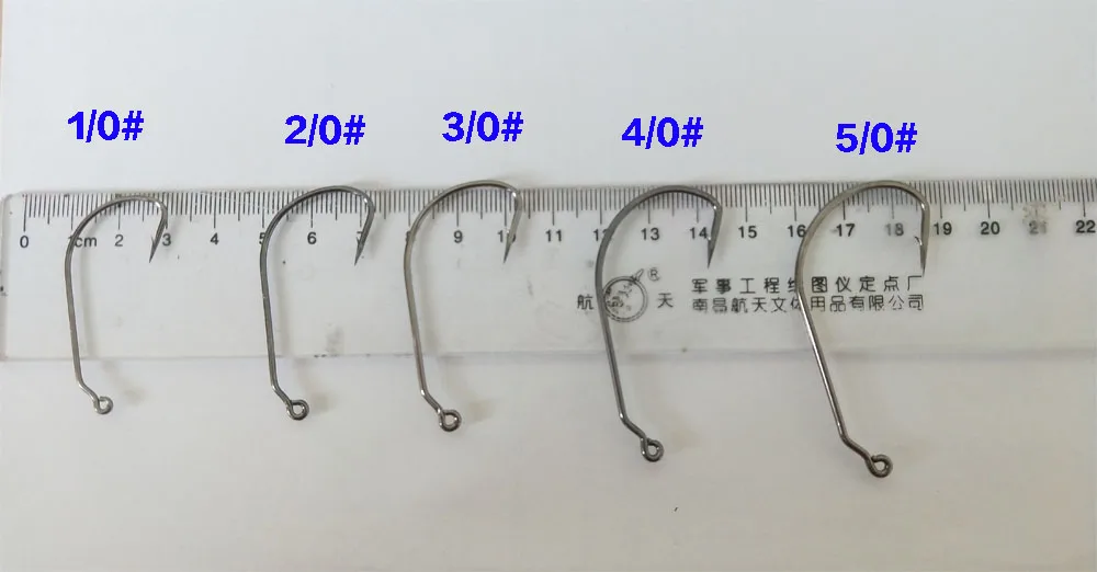 20 шт. крючок под червя черный хром центрирование булавки крюк
