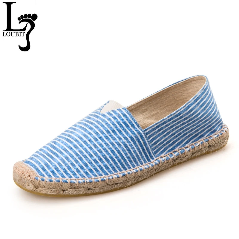 canvas flat heel casual flats