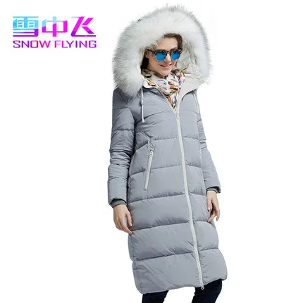 Cheap 2016 new hot winter Thicken Warm woman Down jacket Coat Parkas Outerwear Hooded Raccoon Fur collar long plus size 3XXXL Slim