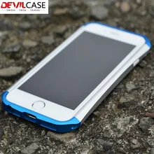 DEVILCASE 2-го поколения Тип X бампер рамка для iPhone 6 6s противоударный корпус алюминий+ пластик гибридный Цвет 6th