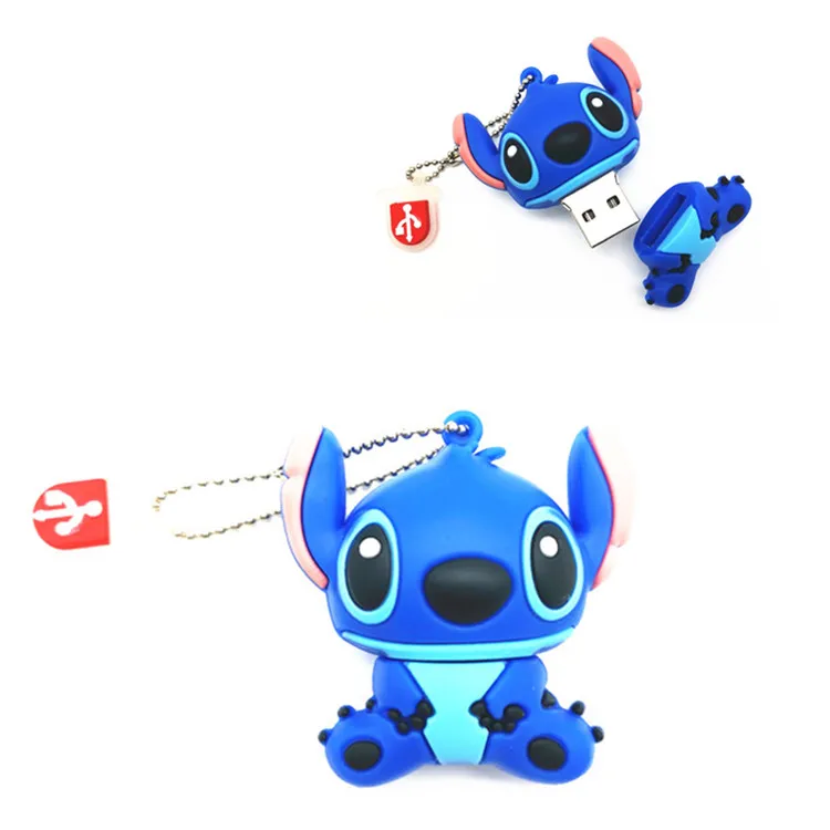 

Mini Pen Drive 64GB Cartoon Lovely Stitch USB Flash Drive USB2.0 Memory Disk Pendrive 32GB 16GB 8GB 4GB Pendrives USB Stick