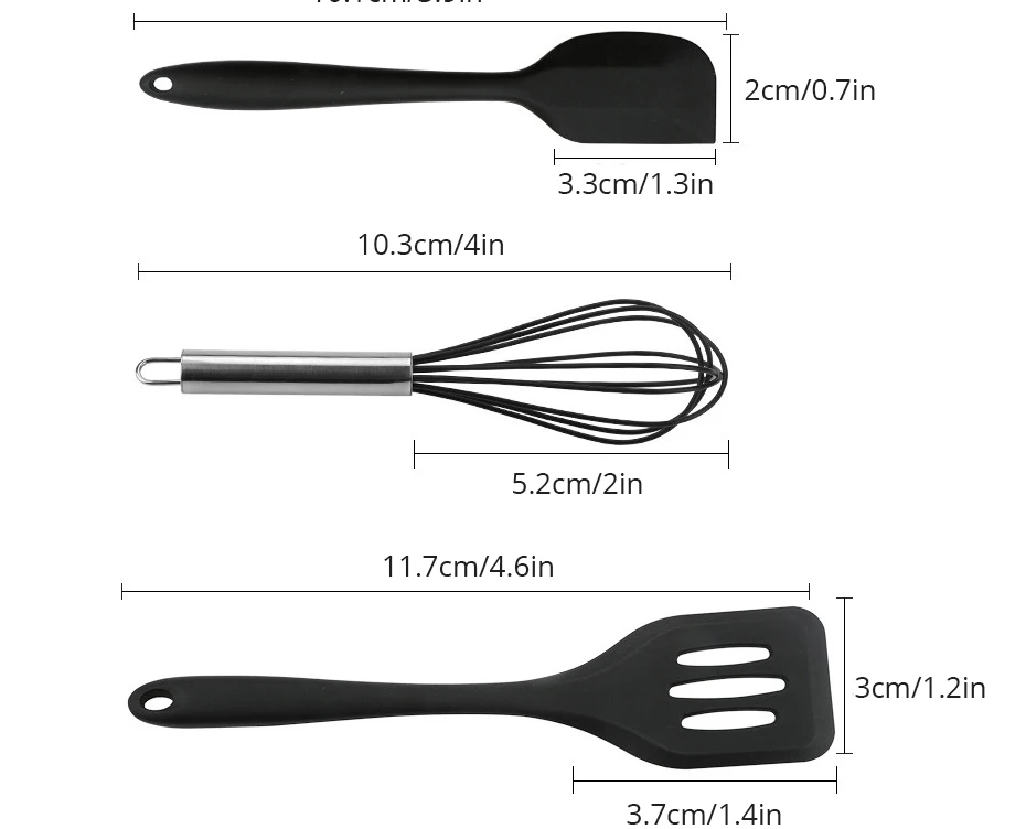 Кухонная утварь, масляная щетка, антипригарное силиконовые кухонные принадлежности для приготовления пищи, набор инструментов для выпечки, набор посуды с яичником, ложка, лопатка