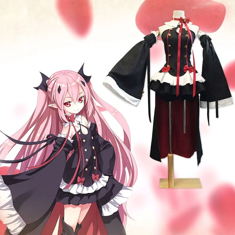 Krul-Tepes-Cosplay-Anime-Owari-no-Seraph-Seraph-of-The-End-Third-Ancestor-Vampire-Black-Sexy (5)