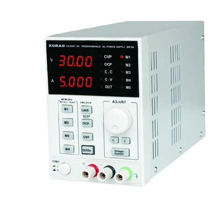 ADJUSTABLE POWER SUPPLY 30V 5A SWITCHING DC DIGITAL LCD PRECISION LAB VARIABLE 