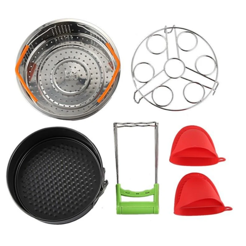 Cesta De Vapor Para Ollas A Presión Instant Pot 6QT, De Acero Inoxidable - Ideal Para Verduras, Huevos Y Más