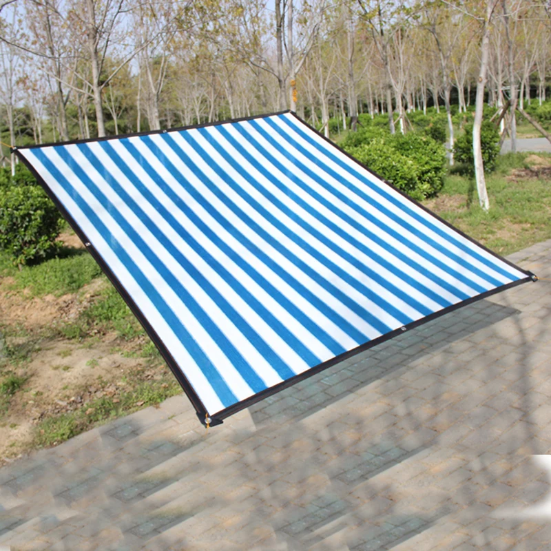 Outdoor Sun Shelter 6-pin Thickened Covered Edge With Hang Hole Balcony Household Heat Insulation Car Cover Sun Protection Net 