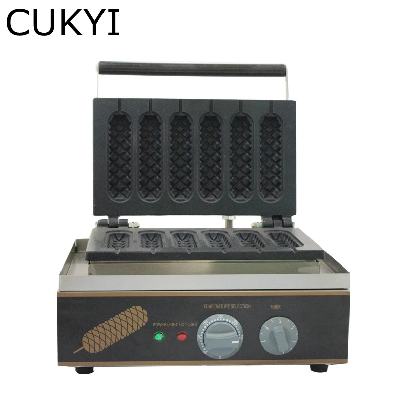 CUKYI 110 В/220 В французская машинка для приготовления кексов шесть ячеек