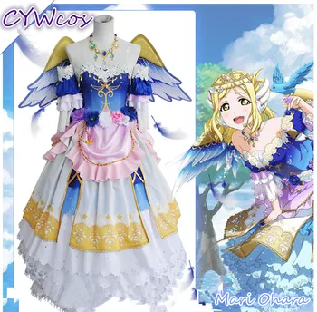 

Customsized Anime Cosplay LoveLive!Sunshine!! Mari Ohara Angel Awakening Cospaly Costume Female Party dress Girl Lolita Costumes