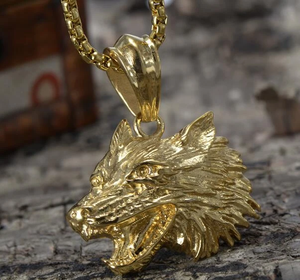 For Men S Gifts Biker Stainless Steel Hip Hop Jewelry Gold Wolf Necklace Pendant Box Chain 3mm 24 Chain Gold Chain Sterlingpendant Contemporary Aliexpress For Men S Gifts Biker Stainless Steel Hip Hop Jewelry Gold Wolf Necklace Pendant Box Chain 3mm 24 Chain Gold Chain Sterlingpendant Contemporary Aliexpress