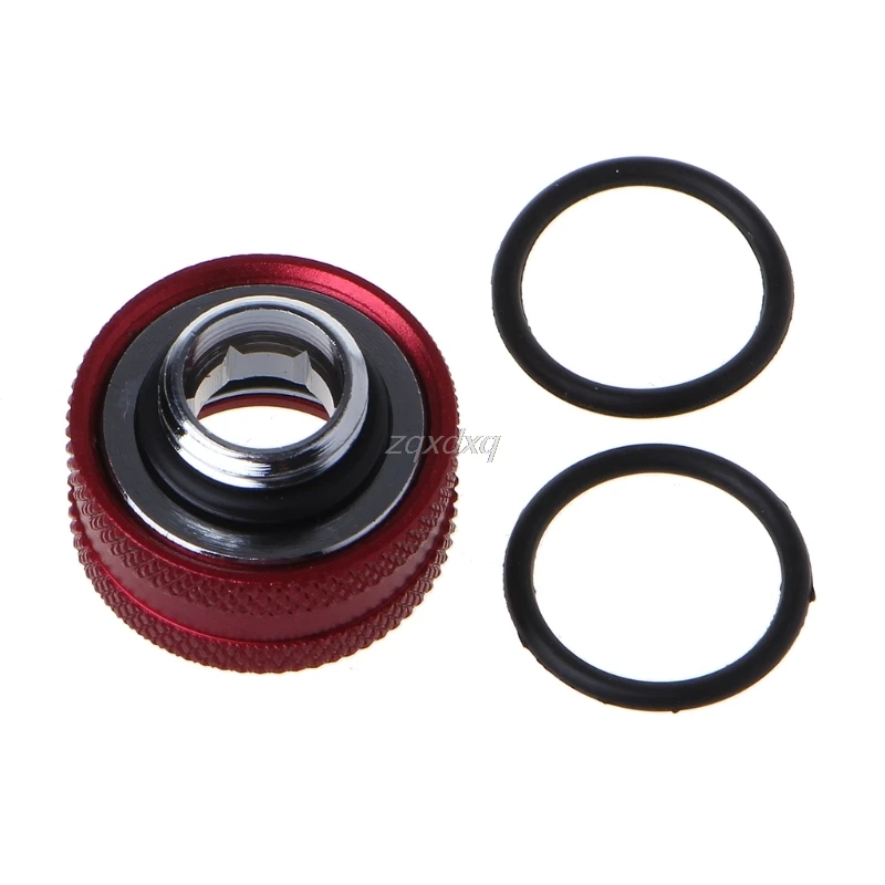 OD16mm Hard Tube Extender Fittings G1/4 Thread Rigid Tube Compression Fittings for PC Water Cooling Components Whosale&Dropship