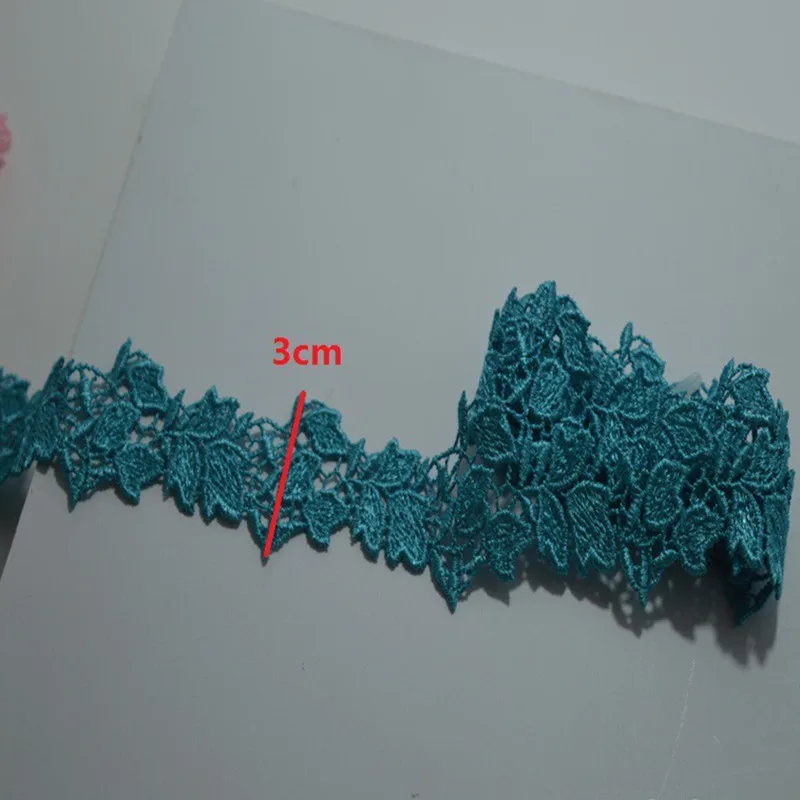 Green blue lace