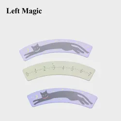 3 шт./компл. забавные длинные-короткий кошка фокусы кошка крупным планом Satge волшебные игрушки иллюзионные аксессуары C2053