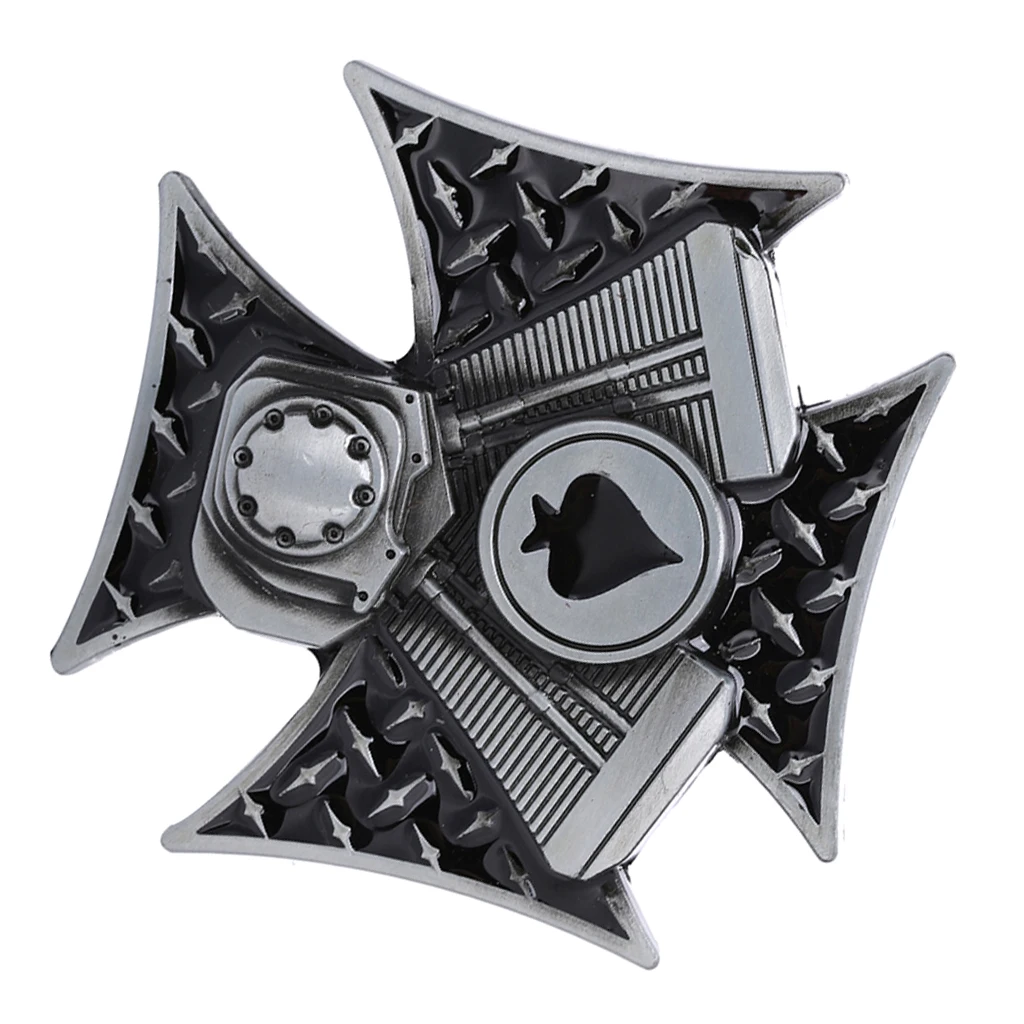 Vintage Western Cowboy Antique Alloy Metal Engraved Mens Jeans Belt Buckle