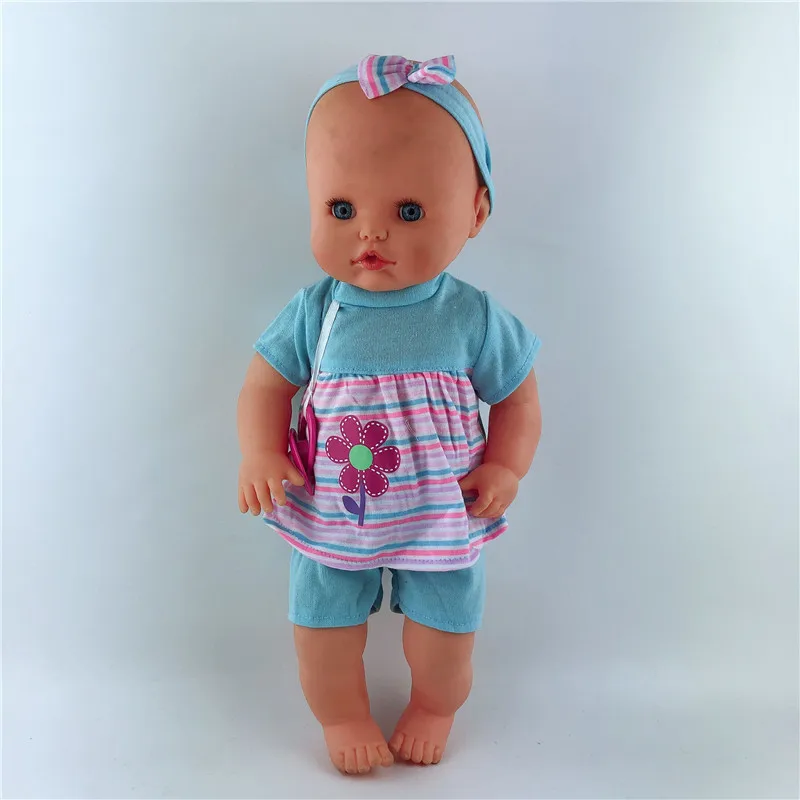 13 дюймов кукольная одежда 35 см Nenuco Ropa Accesorios Nenuco y su Hermanita 15 стилей Домашняя одежда наборы пижамы повседневная одежда - Цвет: Розовый