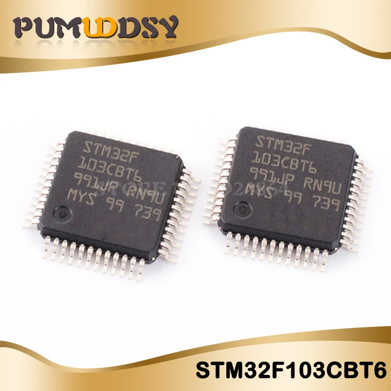 5 шт./лот STM32F103CBT6 LQFP-48 микроконтроллер IC